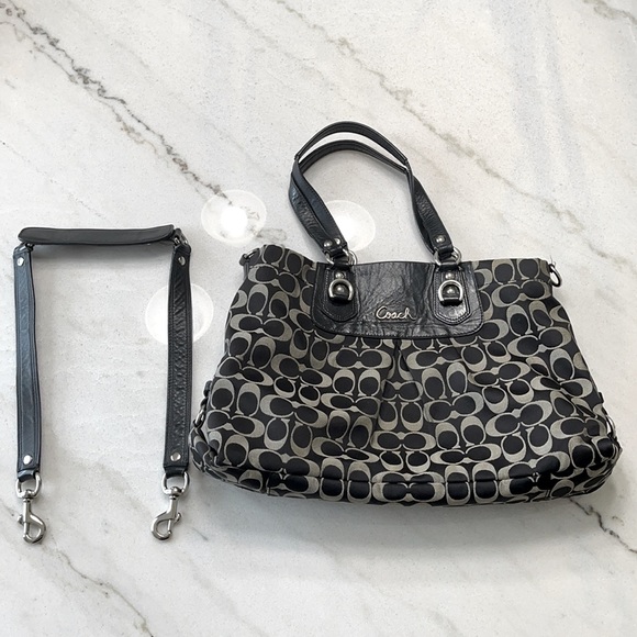 •COACH• Ashley Signature Satchel Shoulder/Handbag - Picture 10 of 15